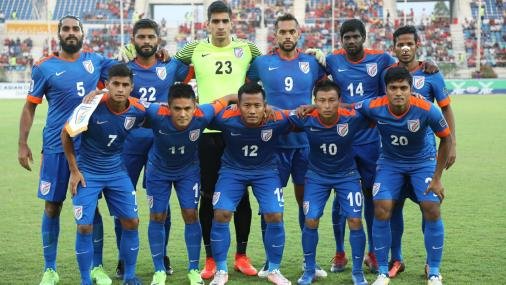 india national football team standings