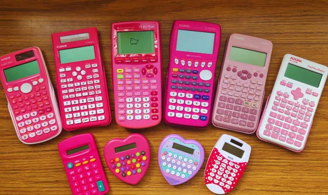 pink calculator
