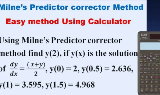Runge Kutta 4th order calculator