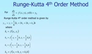 Runge Kutta 4th order calculator
