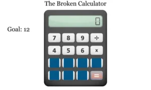 Broken calculator math is fun